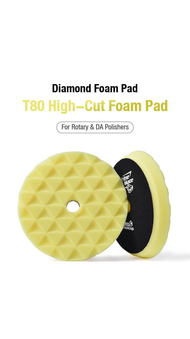 ShineMate 4 Foam Pad High Cutting (T80 Black Diamond Line) – CarCarez